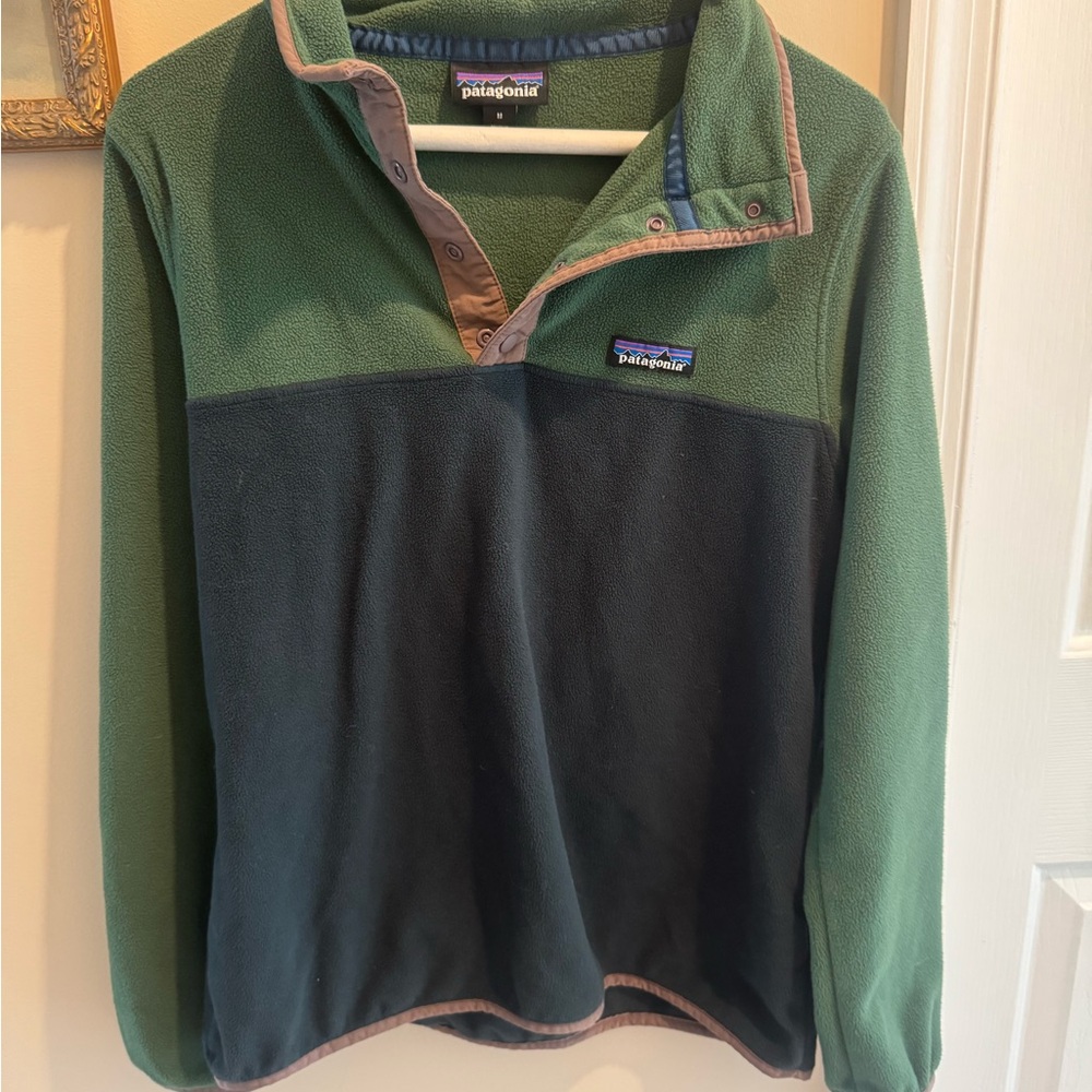 Patagonia Women’s Micro D Snap Pullover in Forest Green